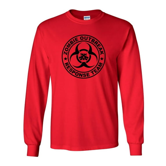Zombie Outbreak Response Team Adult Long Sleeve T-shirt