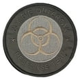thumbnail image 1 of Zombie Outbreak Response Team Grey Embroidered Hook & Loop Patch Applique, 1 of 2
