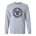 thumbnail image 1 of Zombie Outbreak Response Team Long Sleeve T-Shirt in Sport Grey, 1 of 3