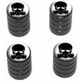 thumbnail image 1 of Zombie Outbreak Response Team Skull Gas Mask Tire Rim Wheel Aluminum Valve Stem Caps, Multiple Colors, 1 of 1