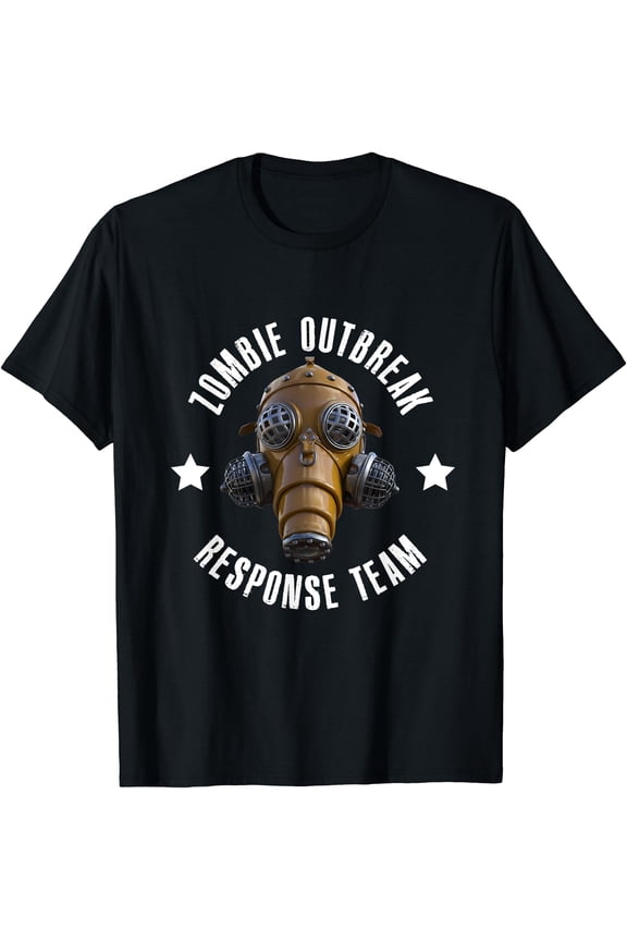 Zombie Outbreak Response Team Zombie Apocalypse Gas Mask Unisex S-5Xl T-Shirt