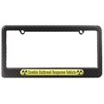 thumbnail image 1 of Zombie Outbreak Response Vehicle Yellow - Radiation License Plate Frame, 1 of 1