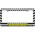 thumbnail image 1 of Zombie Outbreak Response Vehicle Yellow, Radiation License Plate Tag Frame, Multiple Colors, 1 of 1