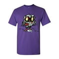 thumbnail image 1 of Zombie Owl Undead Animals Adult DT T-Shirt Tee, 1 of 2