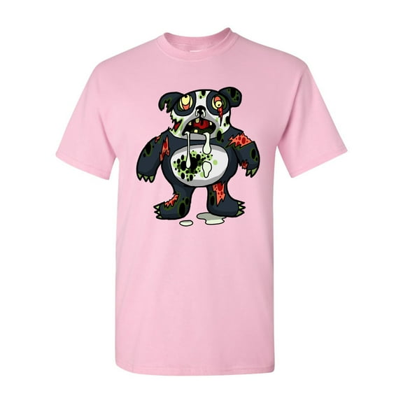 Zombie Panda Undead Animals Adult DT T-Shirt Tee