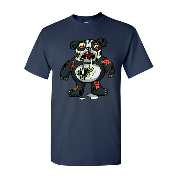 Zombie Panda Undead Animals Adult DT T-Shirt Tee