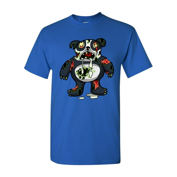 Zombie Panda Undead Animals Adult DT T-Shirt Tee