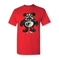 thumbnail image 1 of Zombie Panda Undead Animals Adult DT T-Shirt Tee, 1 of 2