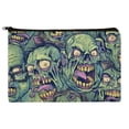 thumbnail image 1 of Zombie Pattern Dead Corpses Undead Horror Pencil Pen Organizer Zipper Pouch Case, 1 of 5