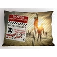 thumbnail image 1 of Zombie Pillow Sham Dead Man Walking in Dark Danger Scary Scene Fiction Halloween Infection Picture, Decorative Standard Size Printed Pillowcase, 26 X 20 Inches, Multicolor, by Ambesonne, 1 of 2