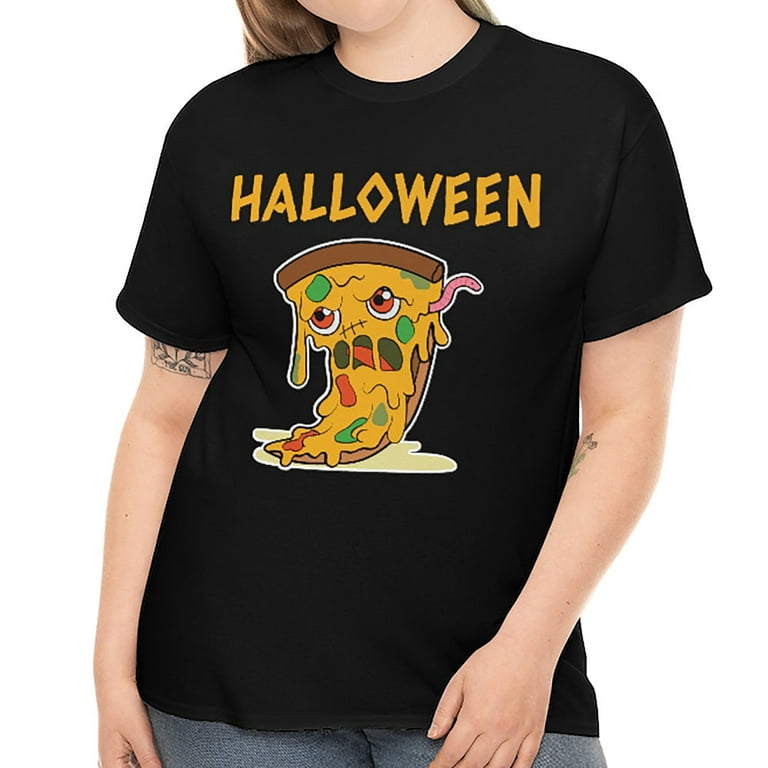 Zombie Pizza Funny Halloween T for Women Plus Size 1X 2X 3X 4X 5X Plus Halloween Costumes for Women - Walmart.com