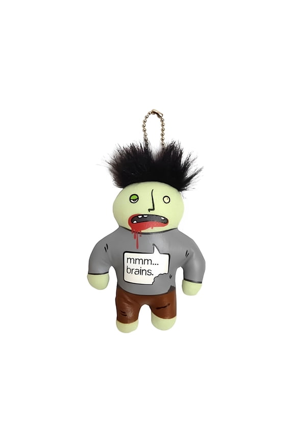 Zombie Plush Keychain