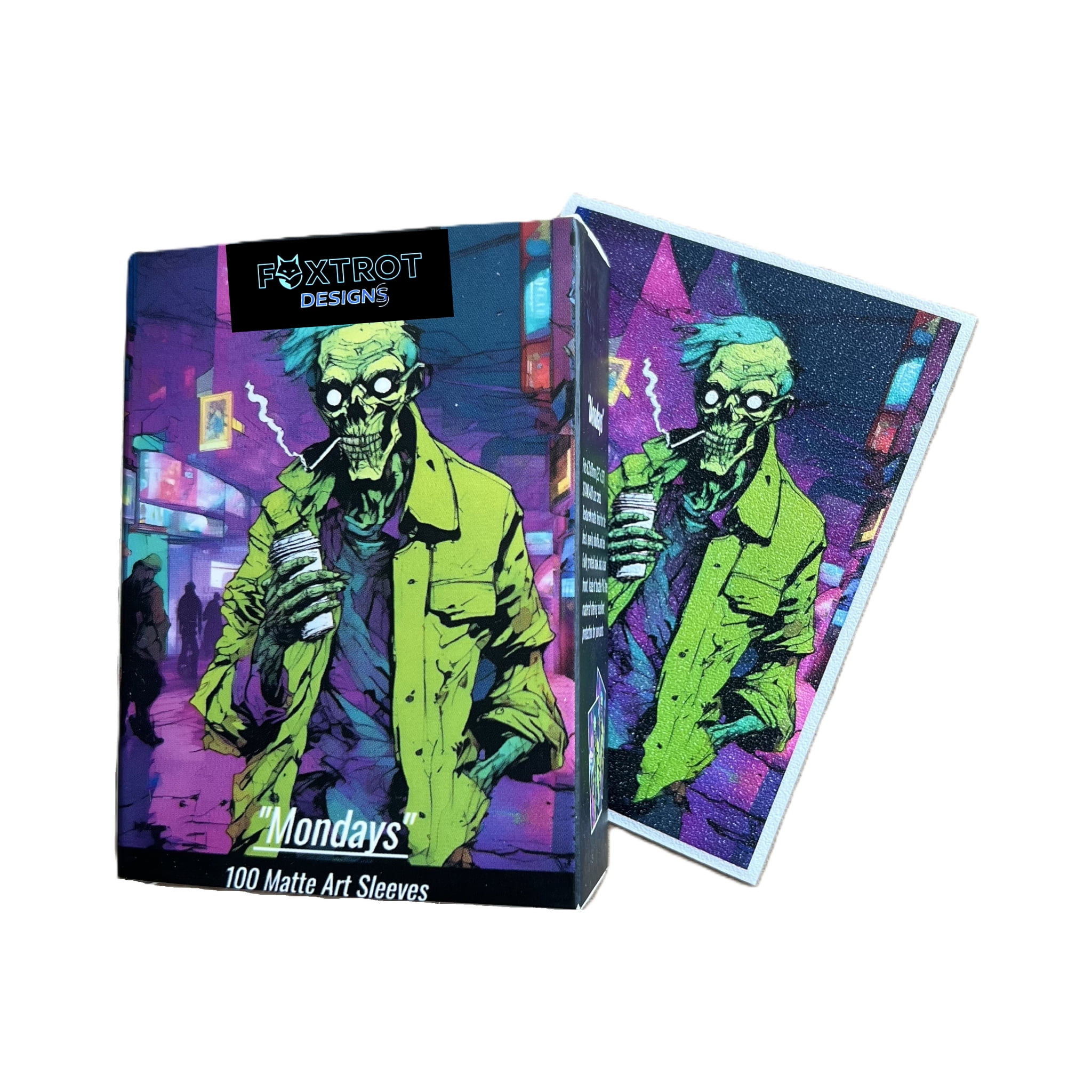 zombie card sleeves (Zombie) Premium Art Card Sleeves by Foxtrot Designs