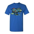 thumbnail image 1 of Zombie Rhino Undead Animals Adult DT T-Shirt Tee, 1 of 2