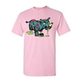 thumbnail image 1 of Zombie Rhino Undead Animals Adult DT T-Shirt Tee, 1 of 2
