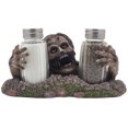 thumbnail image 1 of Zombie Rising From the Grave Salt and Pepper Shaker Set for Scary Halloween Party Decorations or Walking Dead Kitchen Decor by Home 'n Gifts, 1 of 4