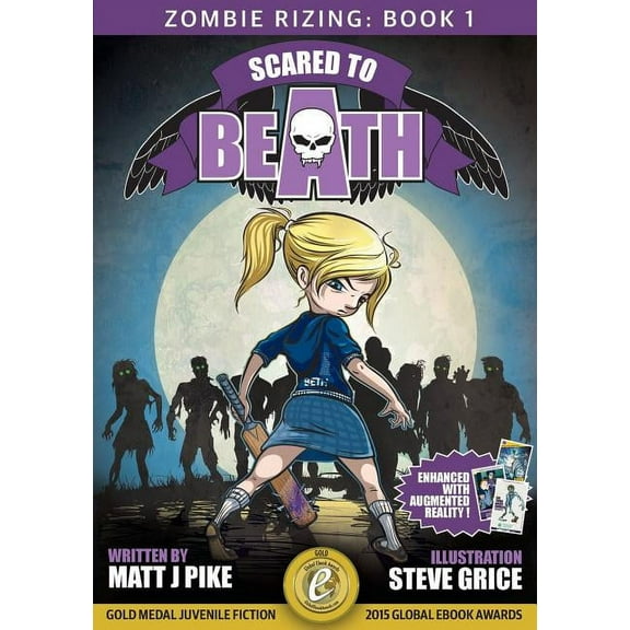 Zombie Rizing Scared to Beath, Book 1, (Paperback)