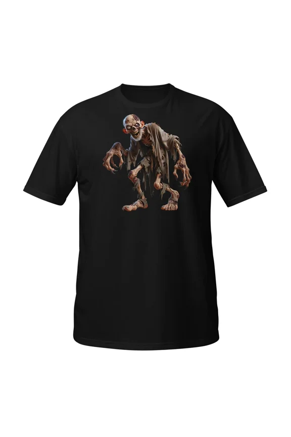 Zombie Rotting Corpse Monster Claws Creepy Undead Graphic Unisex T-Shirt, up to Size 5XL