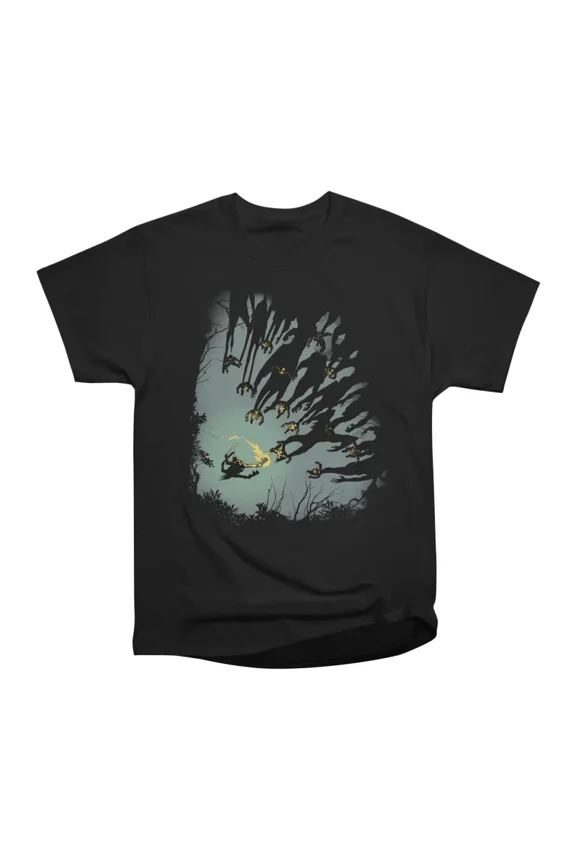 Zombie Shadows T-Shirt Tee Gift For Him Merch For Her Apparel For Friend