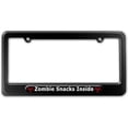 thumbnail image 1 of Zombie Snacks Inside - Biohazard License Plate Frame, 1 of 1
