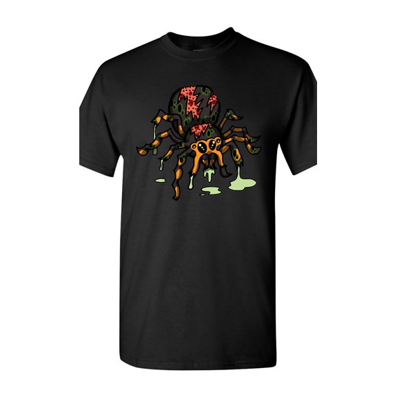Zombie Spider Undead Animals Adult DT T-Shirt Tee