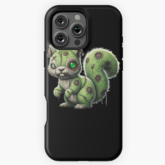 Zombie Squirrel Halloween Zombie Squirrel Zombie Lover Phone Case for iPhone 16 15 14 13 12 11 Pro Max M5905831