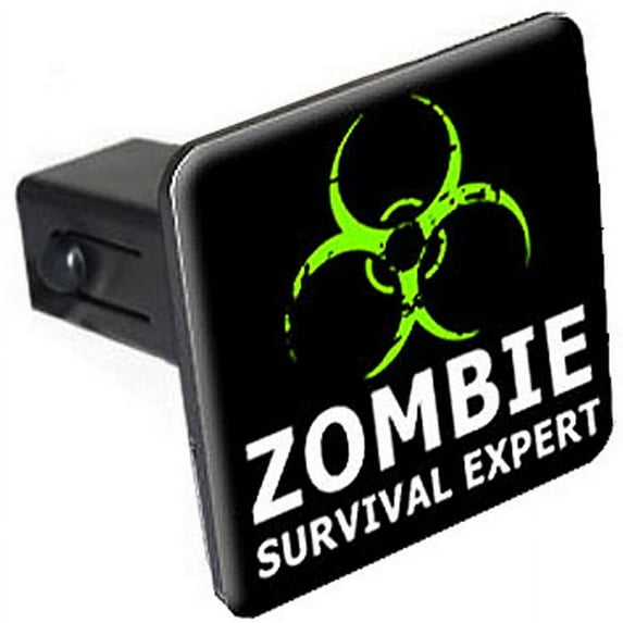 Zombie Survival Expert 1.25" Tow Trailer Hitch Cover Plug Insert
