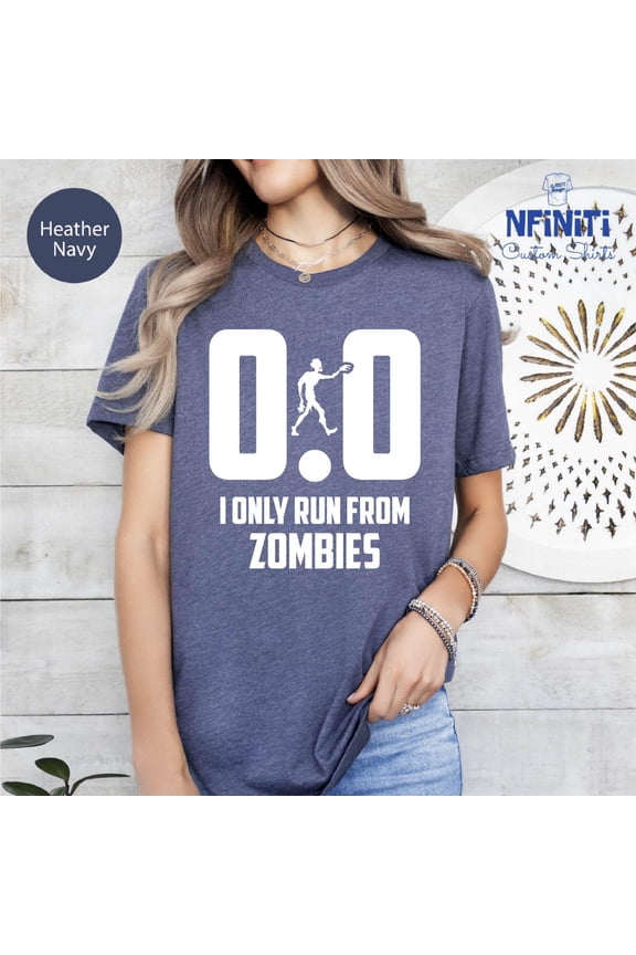 Zombie T-Shirt, Zero Mile Runner Gift All Size S-5Xl