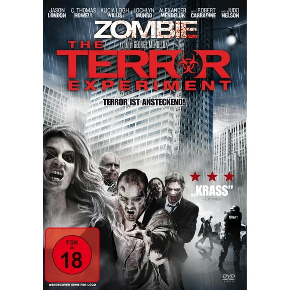 Zombie: the Terror Experiment (DVD) C. Thomas Howell Judd Nelson George Mendeluk