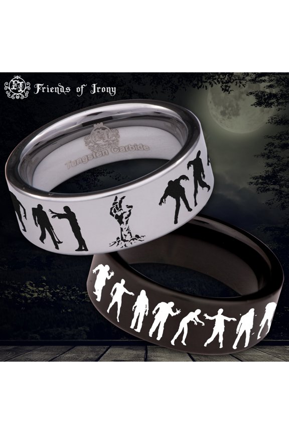 Zombie Tungsten Carbide Ring