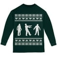thumbnail image 1 of Zombie Ugly Christmas Sweater Forest Youth Long Sleeve T-Shirt - Large, 1 of 1