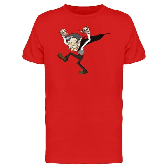 Zombie Vampire Attacking Tee Men's -Image by Shutterstock