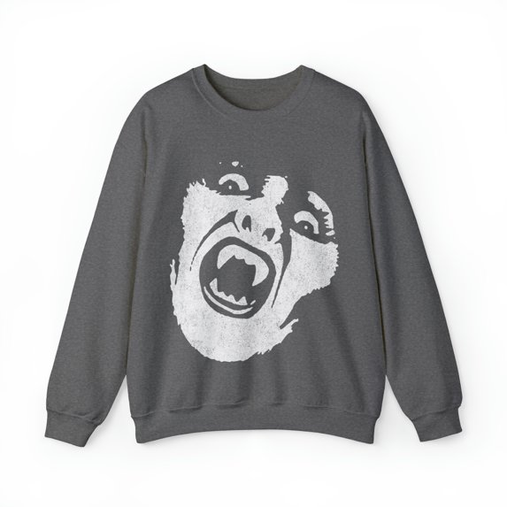 Zombie Vampire Chick Retro Unisex Crewneck Sweatshirt