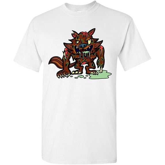 Zombie Werewolf Undead Animals Adult DT T-Shirt Tee