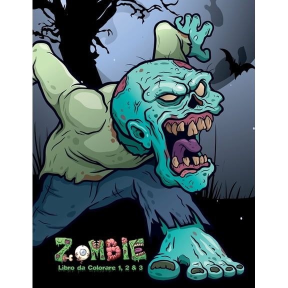 Zombie Zombie Libro da Colorare 1, 2 & 3, Book 123, (Paperback)