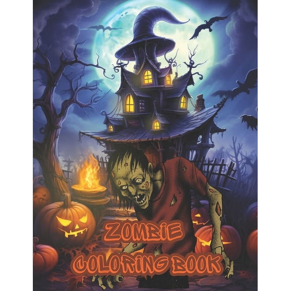 Zombie Zone: A Creepy Coloring Adventure (Paperback)