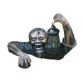 Zombie with Led Lantern Resin Zombie Garden Statues Horror Movie Garden