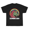 Zombiecorn Zombie Unicorn Rainbow Halloween Costume TShirt Unisex Tee