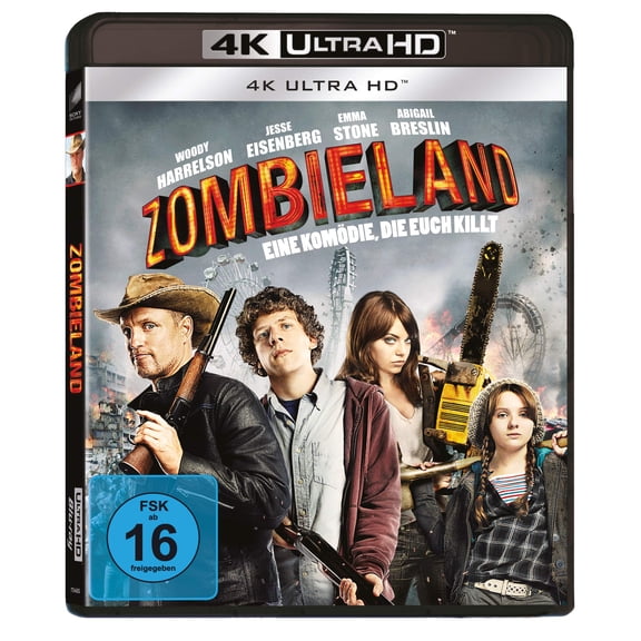 Zombieland (4K Ultra HD) (4K Ultra HD) Eisenberg Jesse Harrelson Woody Stone Emma Breslin Heard
