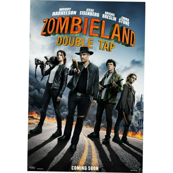 Zombieland Double Tap Posters Zombieland Double Tap Movie Poster 24"x36" 24x36 Square Adults Best Posters