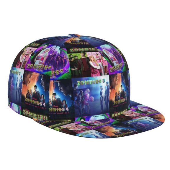 Zombies 4 Brim Bill Baseball Cap Adjustable Snapback Hat Hip Hop Dad Caps Men Women