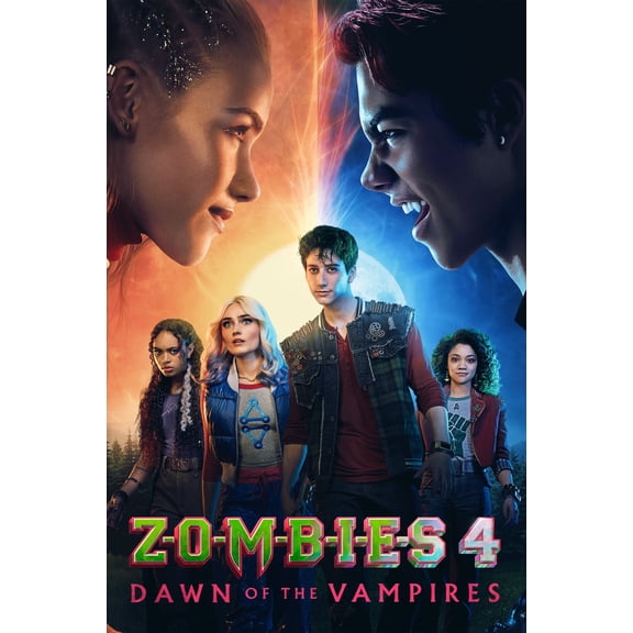 Zombies 4: Dawn of the Vampires (2025) DVD - Fantasy, Music, Romance, Adventure, Family, Comedy, and TV Movie