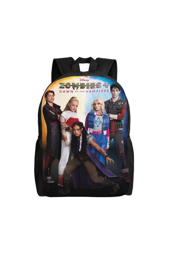 Zombies 4 Large Backpack Lightweight Laptop Bag Daypack Bookbag Travel Backpack for Men Women