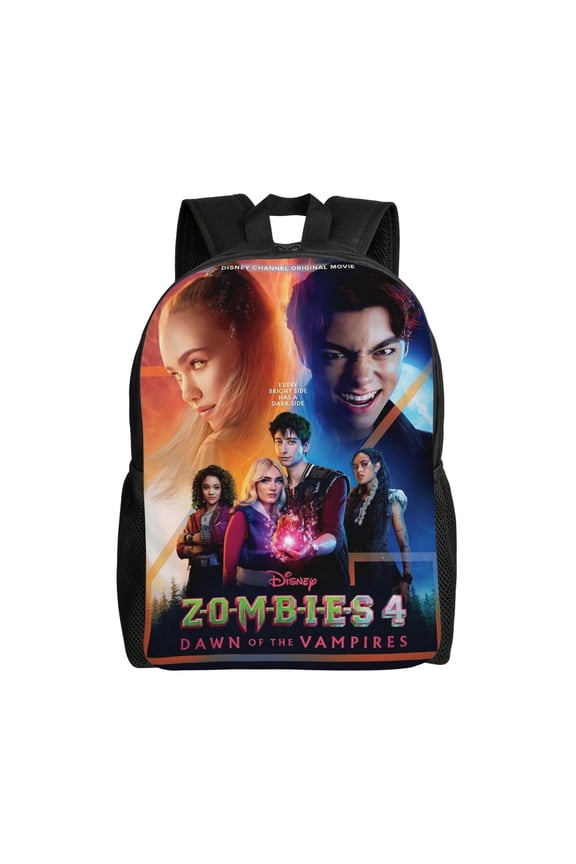 Zombies 4 Large Backpack Lightweight Laptop Bag Daypack Bookbag Travel Backpack for Men Women