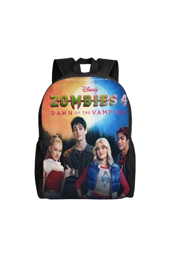 Zombies 4 Large Backpack Lightweight Laptop Bag Daypack Bookbag Travel Backpack for Men Women