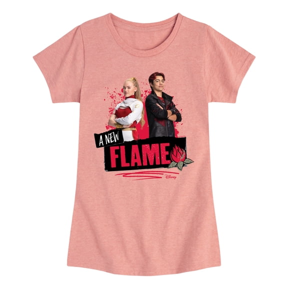 Zombies - New Flame Girls' Fitted Short Sleeve Graphic T-Shirt