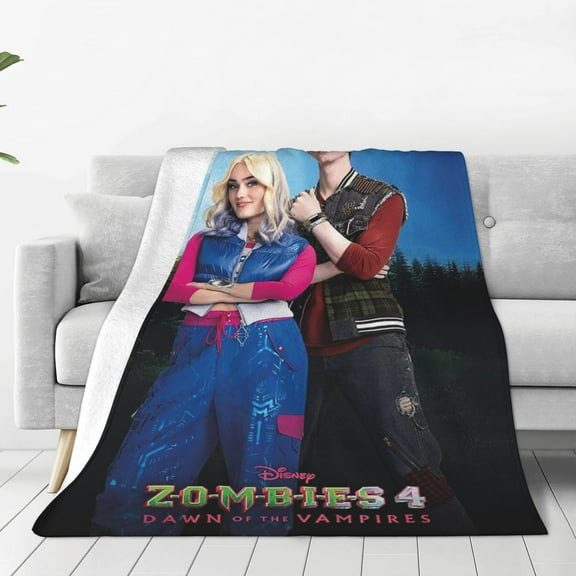 Zombies 4 Soft Micro Fleece Blanket Throw Lightweight Flannel Blankets for Bed Couch Sofa