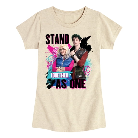 Zombies 4 - Stand Togeather - Youth Girls Fitted Short Sleeve T-Shirt