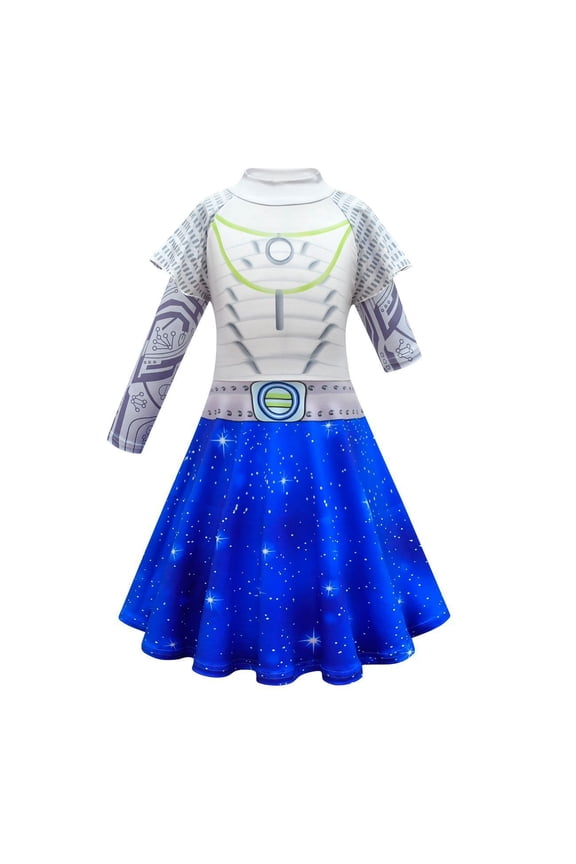 Zombies Alien Costume Girls Movie Dress Up Outfits Clothes Kids Halloween Cosplay for Party
