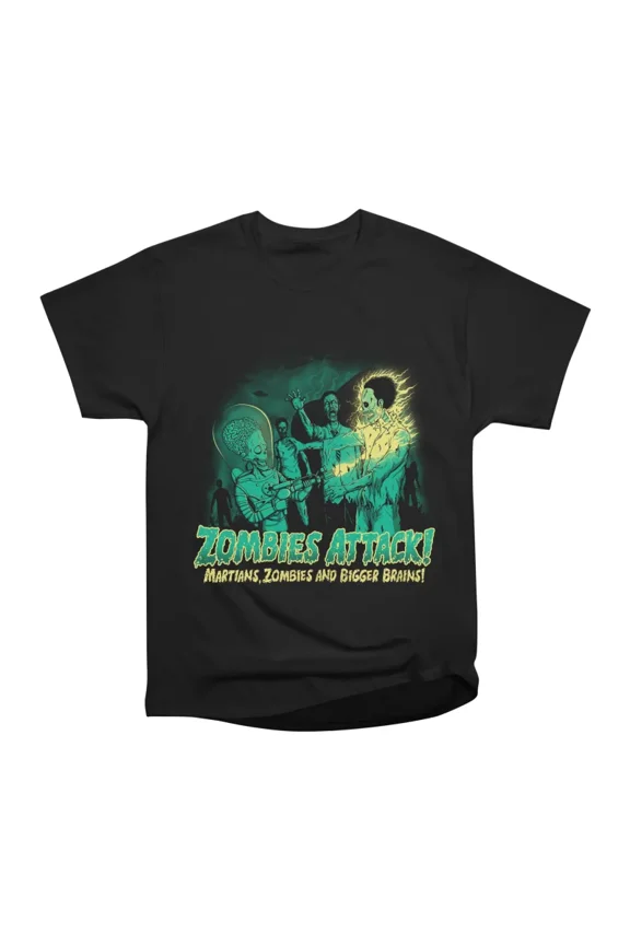Zombies Attack T-Shirt Tee Gift For Him Merch For Her Apparel For Friend